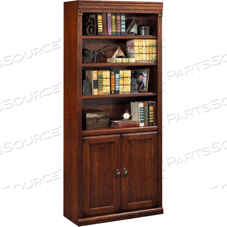 HUNTINGTON CLUB OFFICE LIBRARY BOOKCASE - VIBRANT CHERRY by Martin Furniture HUNTINGTON CLUB OFFICE LIBRARY BOOKCASE - VIBRANT CHERRY by Martin Furniture
