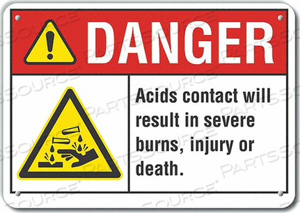 DANGER SIGN 14 W X 10 H 0.040 THICK by Lyle Signs Inc. DANGER SIGN 14 W X 10 H 0.040 THICK by Lyle Signs Inc.