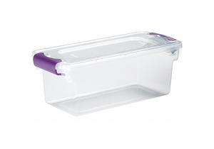 STORAGE TOTE POLYPROPYLENE CLEAR 7.5 QT. by Durabilt