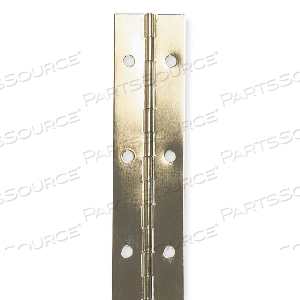 PIANO HINGE, STEEL, 72 IN LEAF HT, 3/4 IN LEAF WD by Approved Vendor