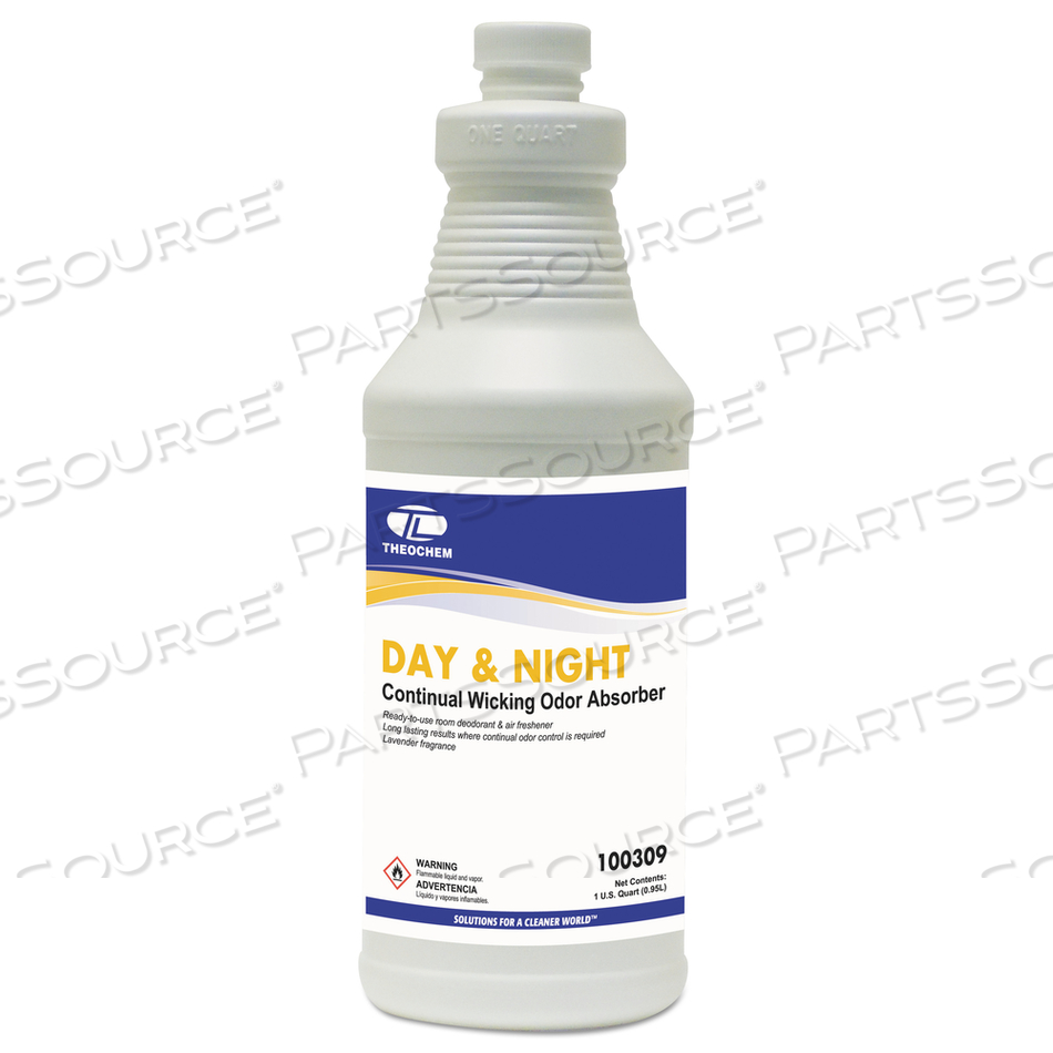 DAY AND NIGHT WICKING ODOR ABSORBER, 32 OZ BOTTLE, LAVENDER by Theochem