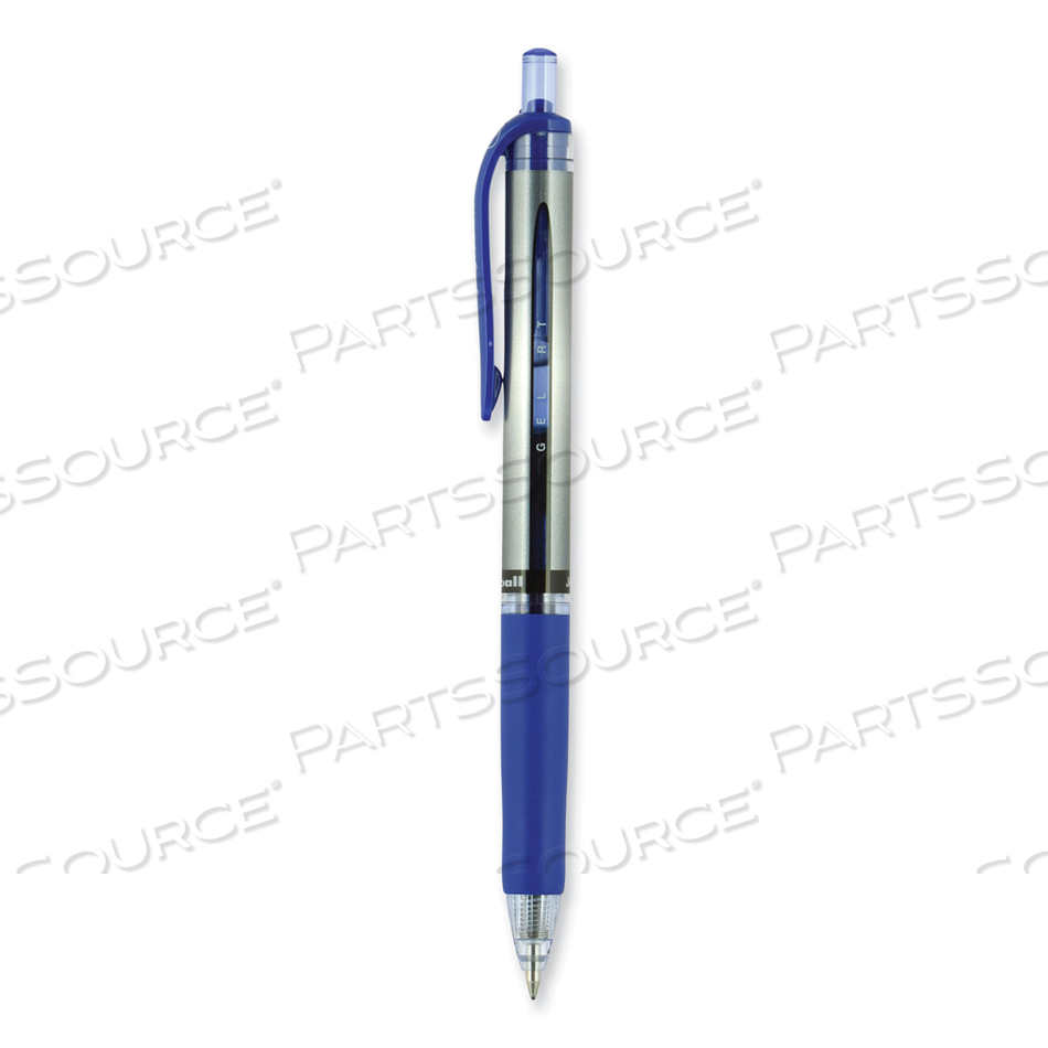SIGNO GEL PEN, RETRACTABLE, MEDIUM 0.7 MM, BLUE INK, BLUE/METALLIC ACCENTS BARREL by Uni-Ball SIGNO GEL PEN, RETRACTABLE, MEDIUM 0.7 MM, BLUE INK, BLUE/METALLIC ACCENTS BARREL by Uni-Ball