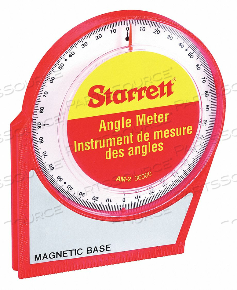 ANGLE METER MAGNETIC BASE 0-90 DEG by Starrett ANGLE METER MAGNETIC BASE 0-90 DEG by Starrett