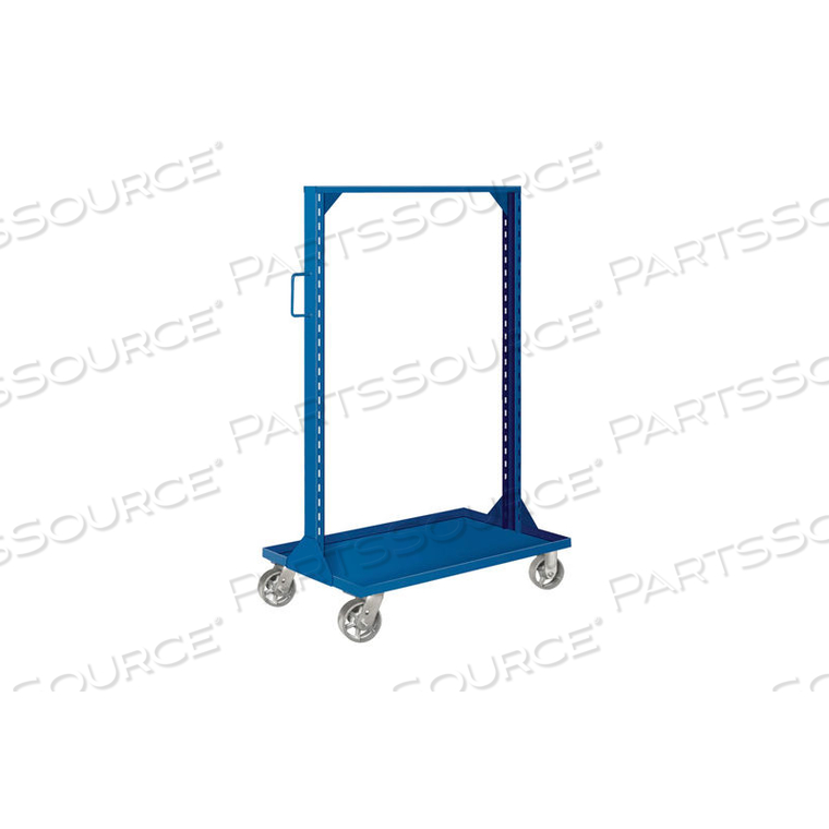 PORTABLE BIN & SHELF CART WITH PHENOLIC CASTERS, 36"L X 24"W X 61"H by Pucel Enterprises