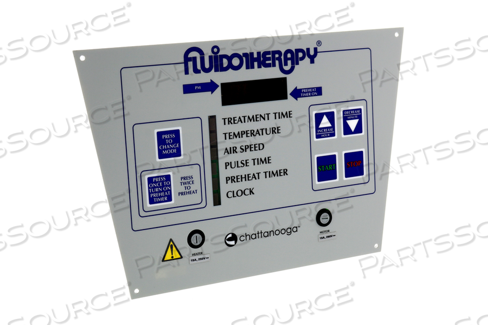 FACEPLATE AND DIGITAL CIRCUIT BOARD FOR FLUIDOTHERAPY by Chattanooga Group (A DJO Company)