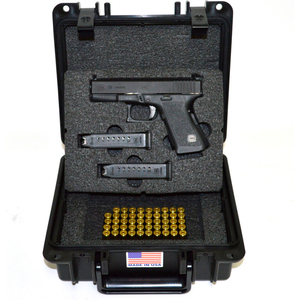 PISTOL CASE W/SPRINGFIELD XD INSERTS WATERTIGHT, 10-11/16X9-3/4X4-13/16 BLACK by Quick Fire Cases