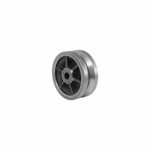 WHEEL - SEMI-STEEL V-GROOVED 6"DIA. 3000 CAP. LB. by Casters.Com