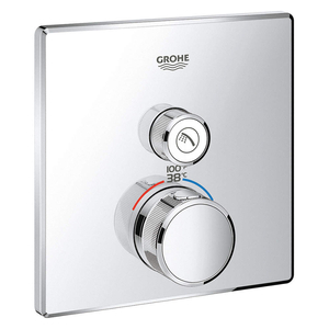 SNGL FUNC THERMOSTATIC TRIM GROHE CHROME by Grohe