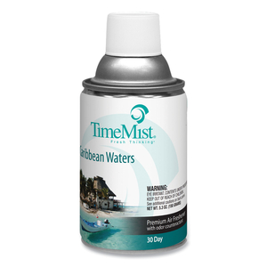 PREMIUM METERED AIR FRESHENER REFILL, CARIBBEAN WATERS, 6.6 OZ AEROSOL SPRAY by TimeMist