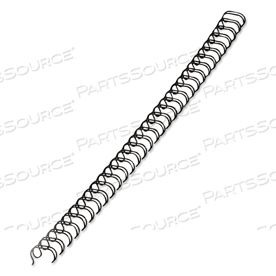 WIRE BINDINGS, 3/8" DIAMETER, 80 SHEET CAPACITY, BLACK by Fellowes