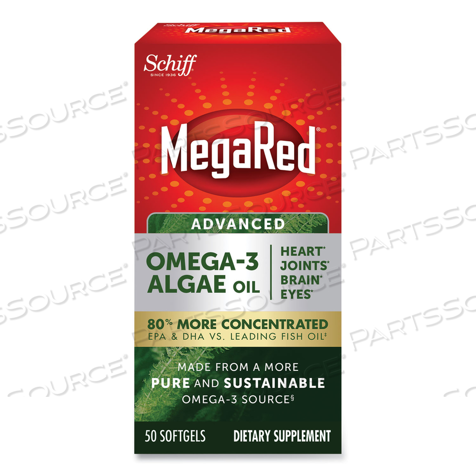 ADVANCED OMEGA-3 ALGAE OIL, 50 COUNT 