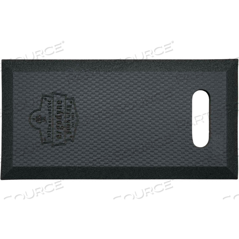 PROFLEX376 COMPACT KNEELING PAD 1/2" THICK 8" X 18" BLACK by Ergodyne