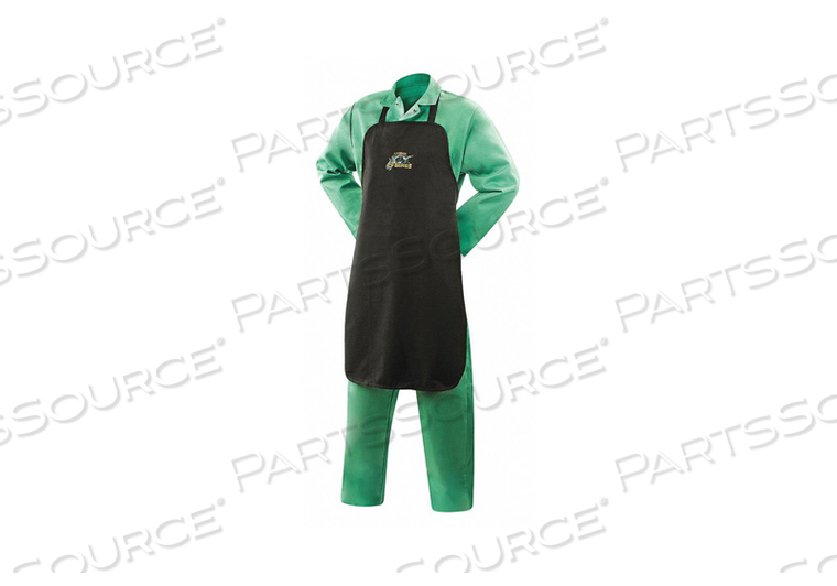 FLAME-RESISTANT BIB APRON BLACK 36 IN by Steiner FLAME-RESISTANT BIB APRON BLACK 36 IN by Steiner