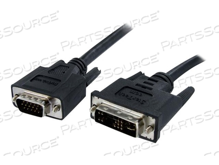 10FT 28 AWG DVI-A HD15 VGA HIGH RESOLUTION COAXIAL DISPLAY MONITOR CABLE - BLACK by StarTech.com Ltd.