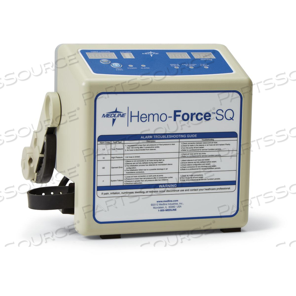 HEMO-FORCE II SEQUENTIAL DVT PUMPS AND TUBING 