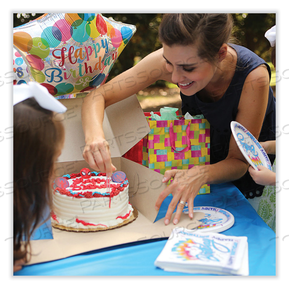 WHITE ONE-PIECE NON-WINDOW BAKERY BOXES, STANDARD, 3 X 6 X 6, WHITE, PAPER by SCT