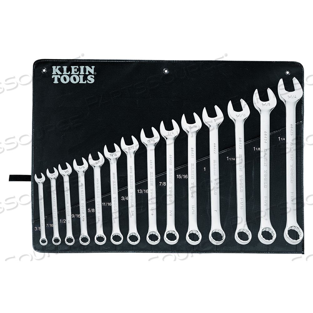 COMBINATION WRENCH SET, 14-PC COMBINATION WRENCH SET by Klein Tools COMBINATION WRENCH SET, 14-PC COMBINATION WRENCH SET by Klein Tools