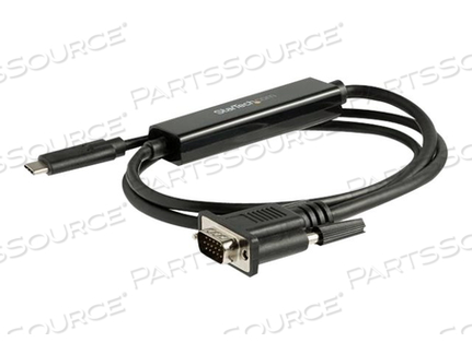 3.3FT/1M USB TYPE C (DP ALT MODE HBR2) TO VGA CABLE / 1920X1200/1080P 60HZ / EDI by StarTech.com Ltd.