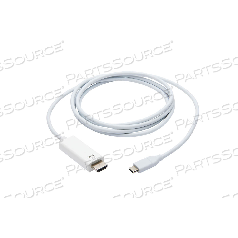 USB C TO HDMI ADAPTER CABLE USB 3.1 GEN 1 4K M/M USB-C WHITE 6FT by Tripp Lite USB C TO HDMI ADAPTER CABLE USB 3.1 GEN 1 4K M/M USB-C WHITE 6FT by Tripp Lite