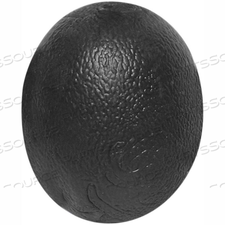CANDO GEL HAND EXERCISE BALL, LARGE EGG, BLACK, X-FIRM by Fabrication Enterprises