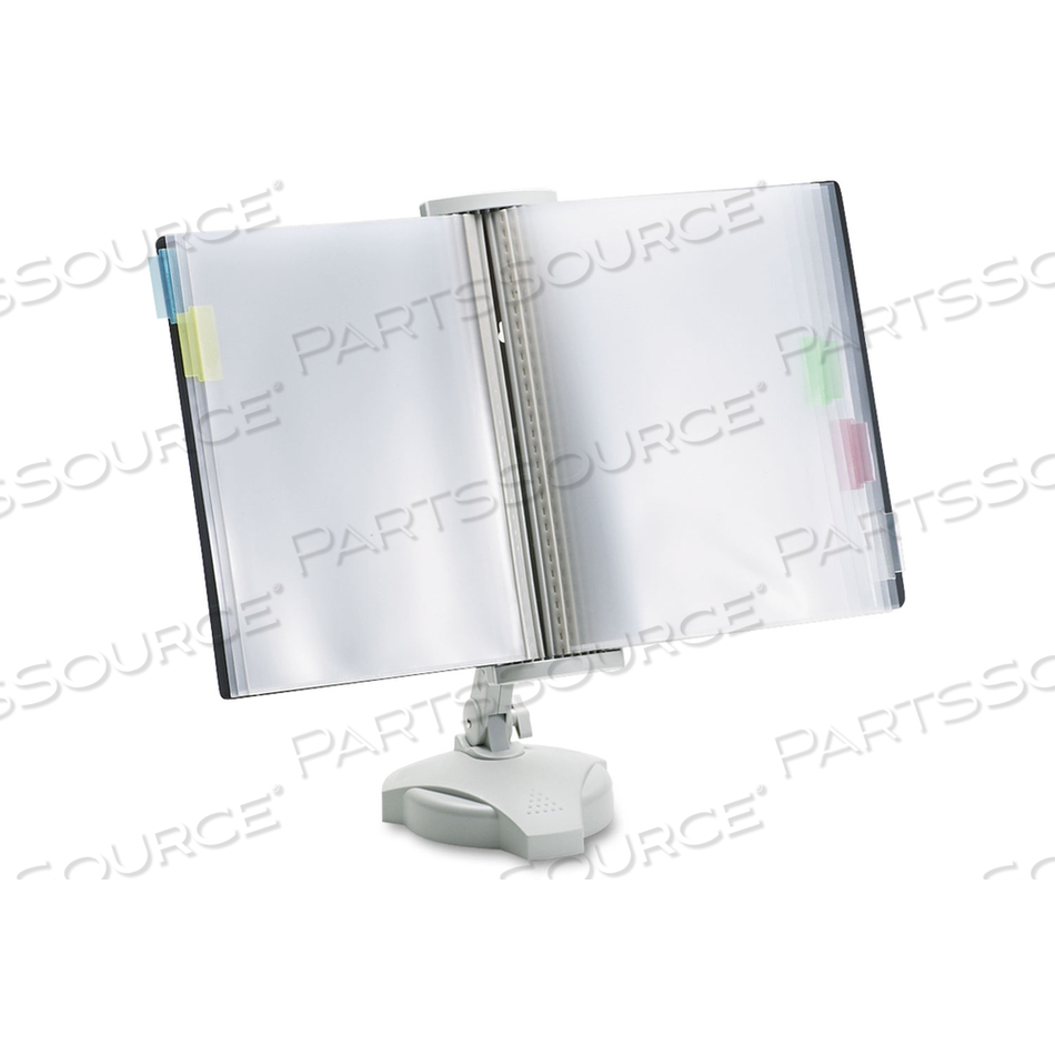 REFERENCE RACK, PLASTIC, LETTER, 10 POCKETS, PLATINUM by Fellowes REFERENCE RACK, PLASTIC, LETTER, 10 POCKETS, PLATINUM by Fellowes