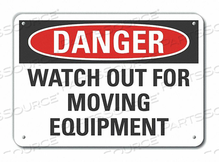 REFL ALUM DANGER WATCH OUT FOR 10 X7 by Lyle Signs Inc. REFL ALUM DANGER WATCH OUT FOR 10 X7 by Lyle Signs Inc.