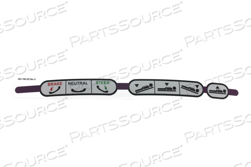 SIDE CONTROL GRAPHIC, LEFT by Stryker Medical