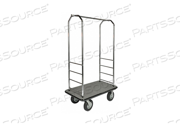 BELLMAN CART CHROME RED CARPET by CSL BELLMAN CART CHROME RED CARPET by CSL