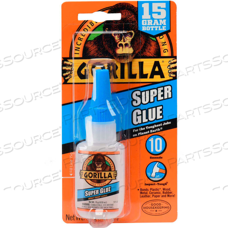 SUPER GLUE, 15 GRAMS by Gorilla Glue SUPER GLUE, 15 GRAMS by Gorilla Glue