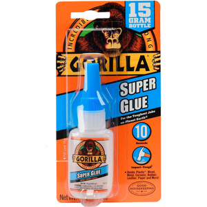 SUPER GLUE, 15 GRAMS by Gorilla Glue SUPER GLUE, 15 GRAMS by Gorilla Glue