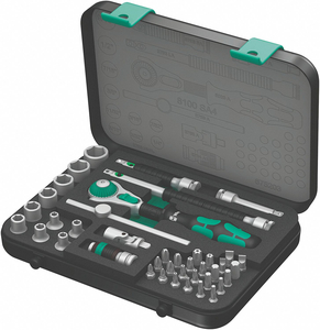 SOCKET WRENCH SET SAE 1/4 IN DR 41 PC by Wera