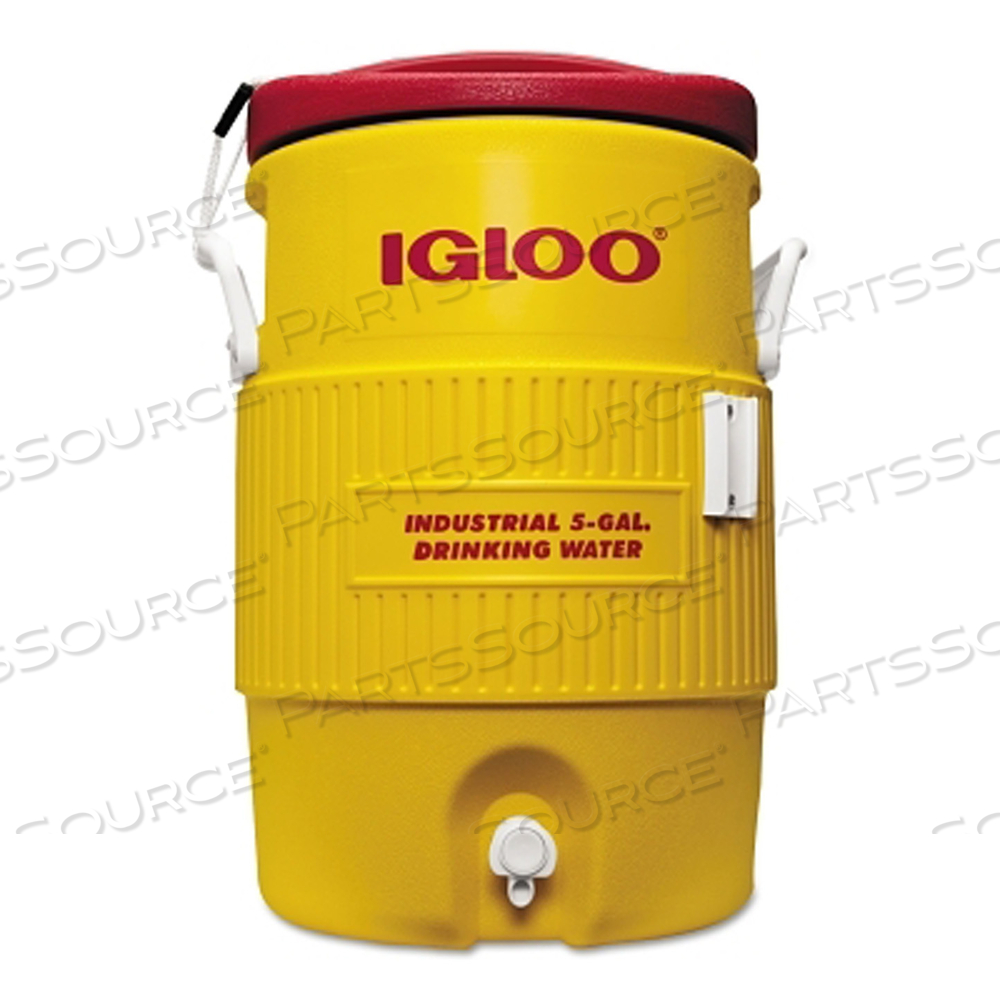 451 IGLOO 400 SERIES COMMERCIAL & INDUSTRIAL BEVERAGE COOLER, 5 GAL, YELLOW & RED by Igloo Parts Store