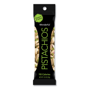 WONDERFUL PISTACHIOS, SALT AND PEPPER, 1.25 OZ PACK, 12/BOX by Paramount Farms