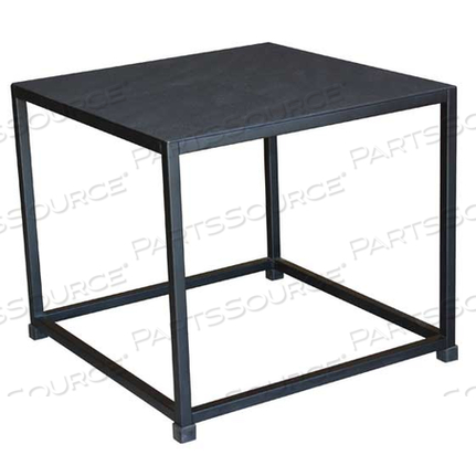 PLYO BOX 24", SQUARE 27 X 27 X 24, ALL STEEL. BLACK 