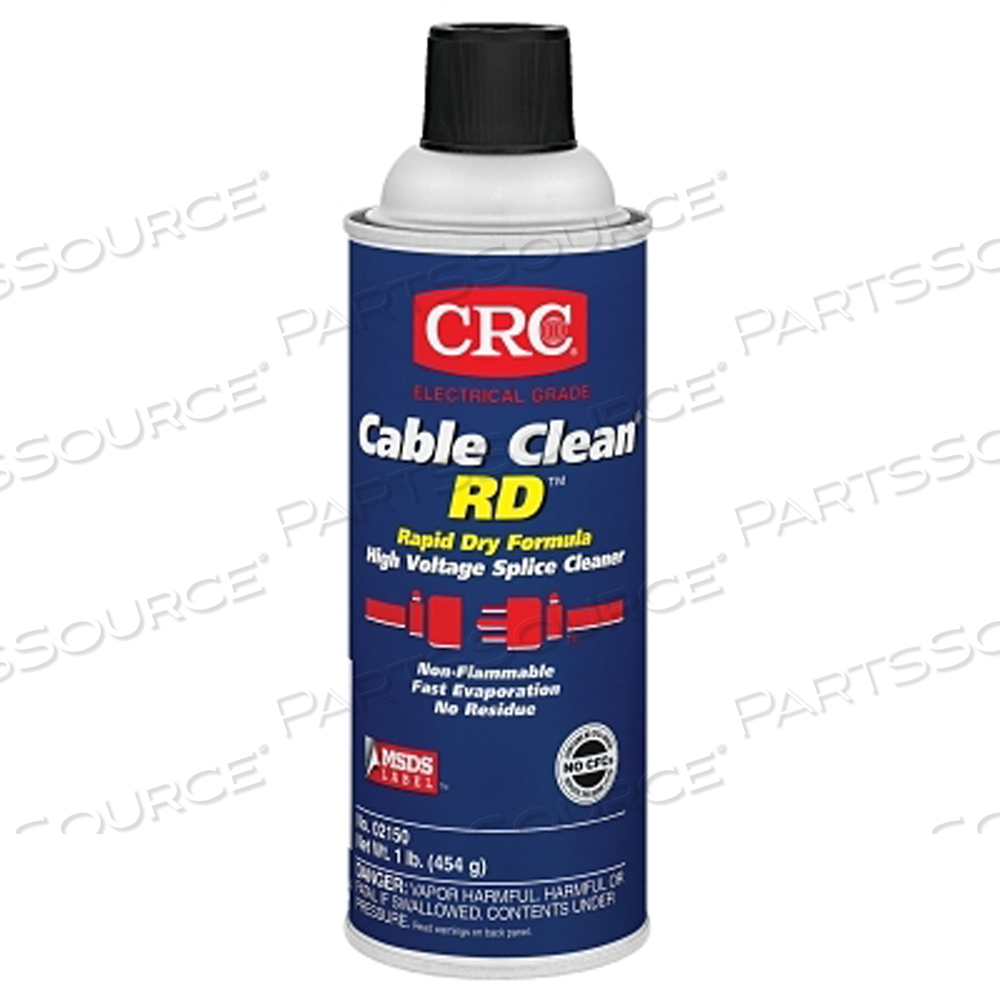 CABLE CLEAN RD HIGH VOLTAGE SPLICE CLEANERS, 16 OZ AEROSOL CAN by CRC Industries