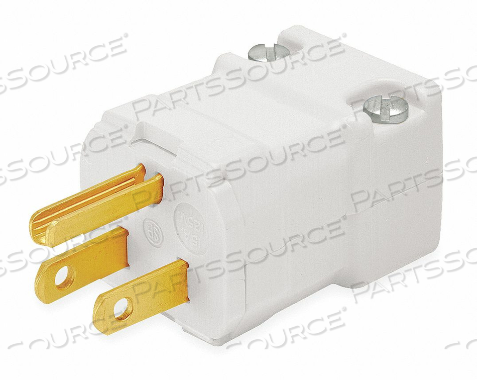 125V HOSPITAL GRADE VALISE CABLE PLUG by Hubbell Incorporated, Wiring Device-Kellums