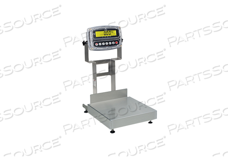 BENCH SCALE, ELECTRONIC, WASHDOWN, 60 KG CAPACITY, STAINLESS STEEL, 190 INDICATOR by Detecto Scale / Cardinal Scale BENCH SCALE, ELECTRONIC, WASHDOWN, 60 KG CAPACITY, STAINLESS STEEL, 190 INDICATOR by Detecto Scale / Cardinal Scale