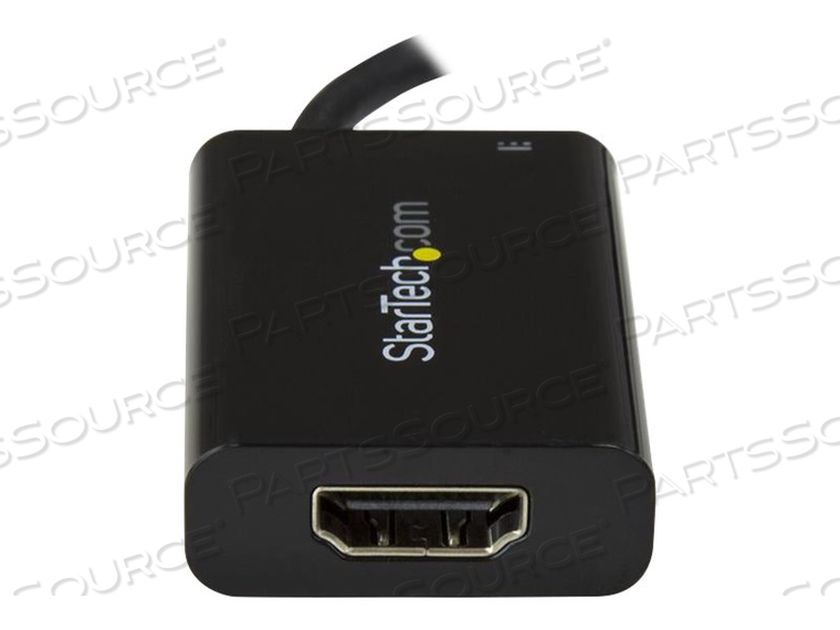 BLACK USB TYPE C (DP 1.2 ALT MODE) TO HDMI 2.0 VIDEO DISPLAY ADAPTER CONVERTER 4 by StarTech.com Ltd.