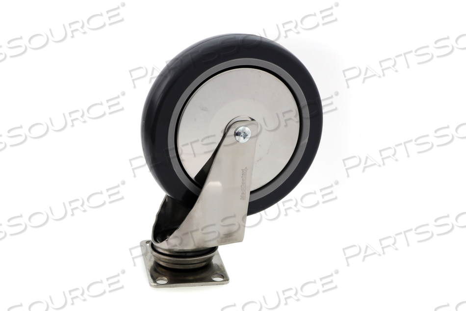 POLYURETHANE WHEEL CASTER, 6 IN DIA, 300 LB LOAD by Blickman