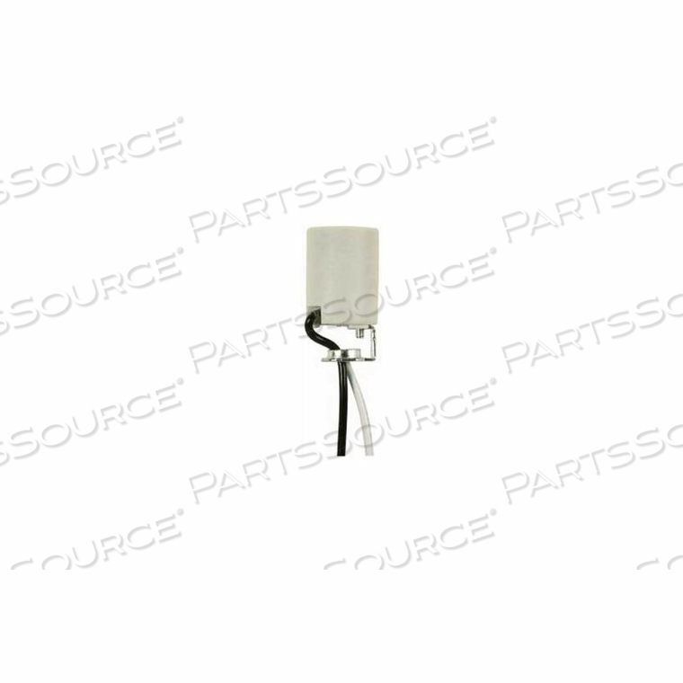 INTERMEDIATE BASE PORCELAIN SOCKET W/8-IN. LEADS by Satco