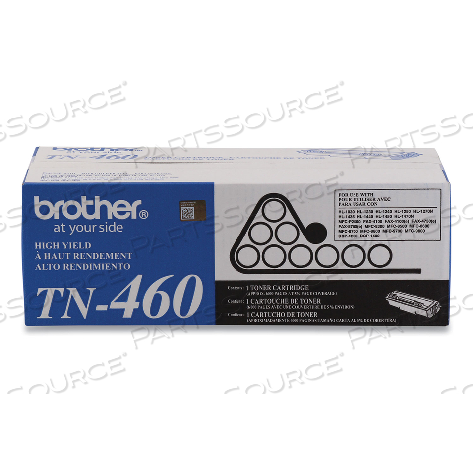 TONER CARTRIDGE, REPLACEMENT FOR BROTHER DCP-1200, BROTHER DCP-1400, BROTHER FAX 4750, BROTHER FAX 5750, BROTHER FAX 8350P, BROTHER FAX 8360 