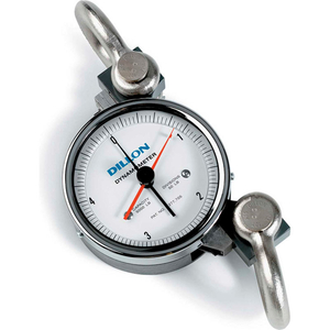 AP MECHANICAL DYNAMOMETER WITH SHACKLES, 5" DIAL, 500 LB X 5 LB by Dillon Equipment Company