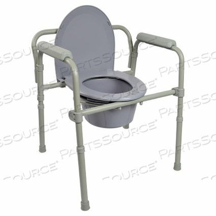 FOLDING COMMODE CHAIR by McKesson FOLDING COMMODE CHAIR by McKesson