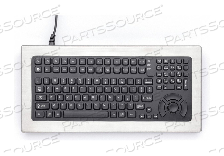 STAINLESS HAZARDOUS RUGGED KEYBOARD by iKey