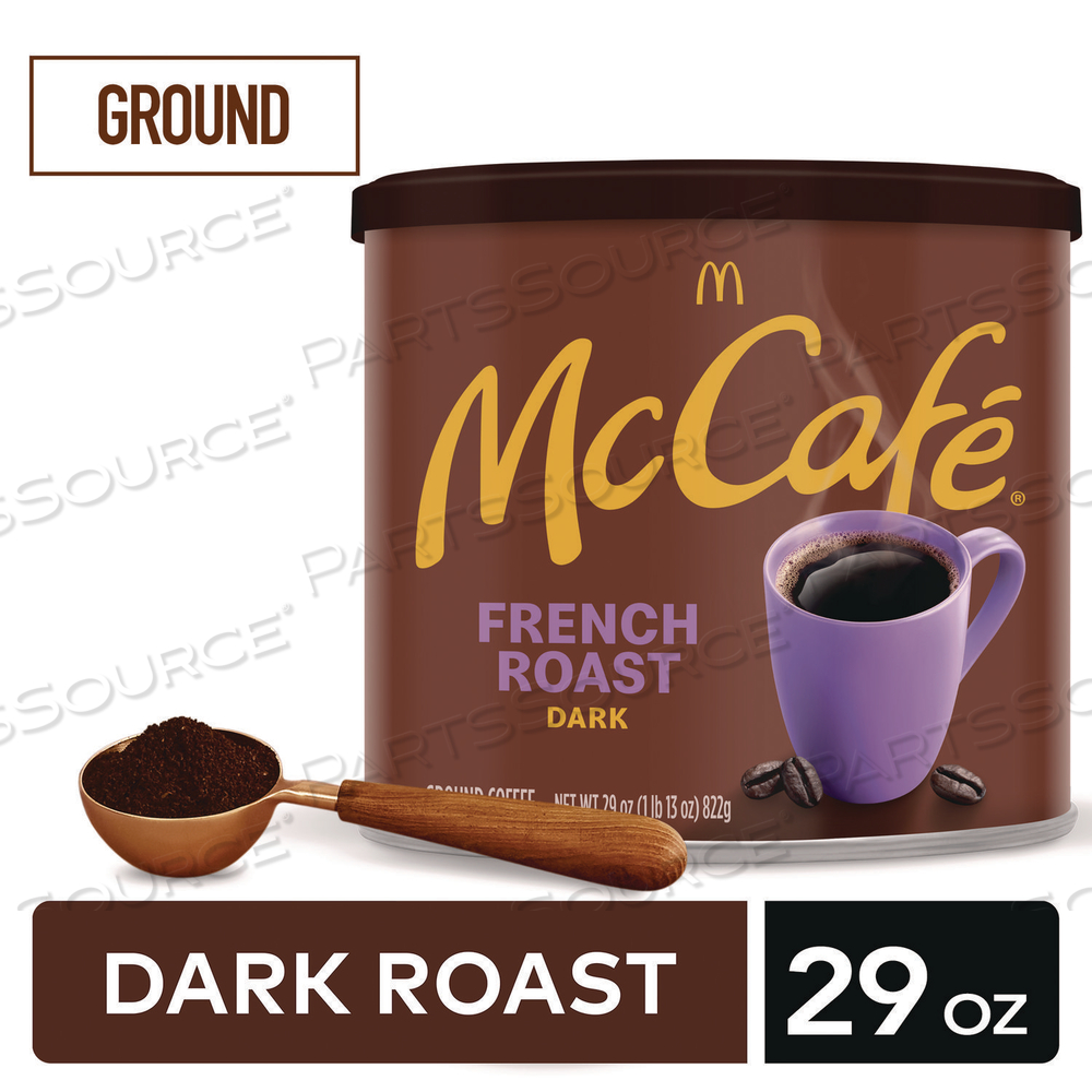 GROUND COFFEE, FRENCH ROAST, 29 OZ CAN by McCafe GROUND COFFEE, FRENCH ROAST, 29 OZ CAN by McCafe