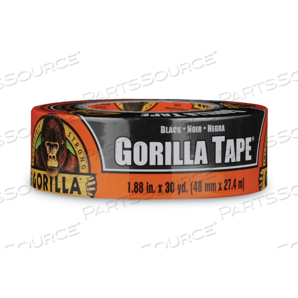 GORILLA TAPE, 3" CORE, 1.88" X 30 YDS, BLACK by Gorilla Glue