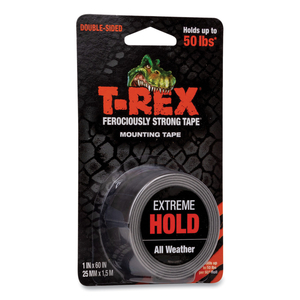 EXTREME HOLD MOUNTING TAPE, 1.5" CORE, 1" X 1.66 YDS, BLACK by T Rex