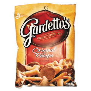 GARDETTO'S SNACK MIX, ORIGINAL FLAVOR, 5.5 OZ BAG, 7/BOX by General Mills