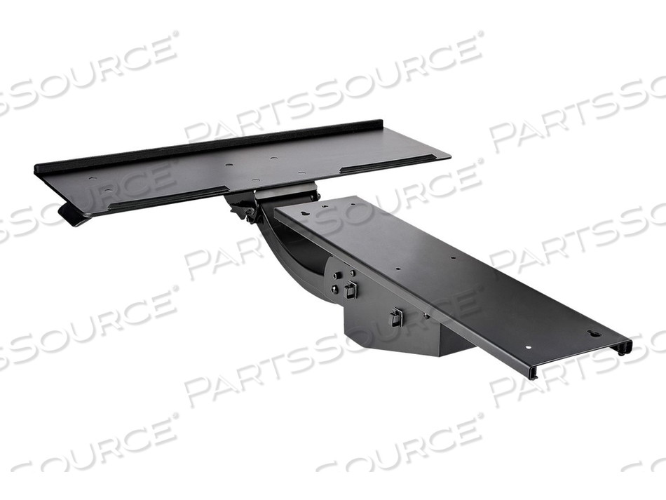 UNDER DESK KEYBOARD TRAY, FULL MOTION & HEIGHT ADJUSTABLE KEYBOARD AND MOUSE TRAY, 10" X 26" PLATFORM, ERGONOMIC SLIDING COMPUTER KEYBOARD H by StarTech.com Ltd. UNDER DESK KEYBOARD TRAY, FULL MOTION & HEIGHT ADJUSTABLE KEYBOARD AND MOUSE TRAY, 10" X 26" PLATFORM, ERGONOMIC SLIDING COMPUTER KEYBOARD H by StarTech.com Ltd.