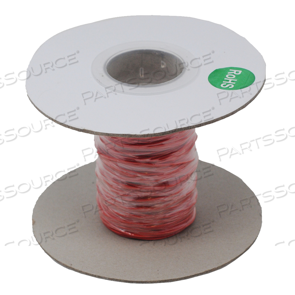 RED PLASTIC CORD ONLY, 100 FT ROLL by Crest Healthcare